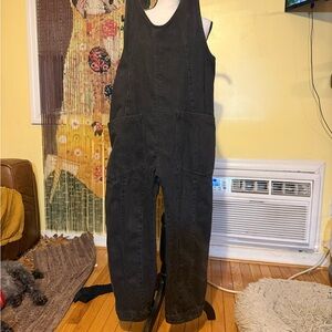 FP Movement by Free People Black Jeans Overalls